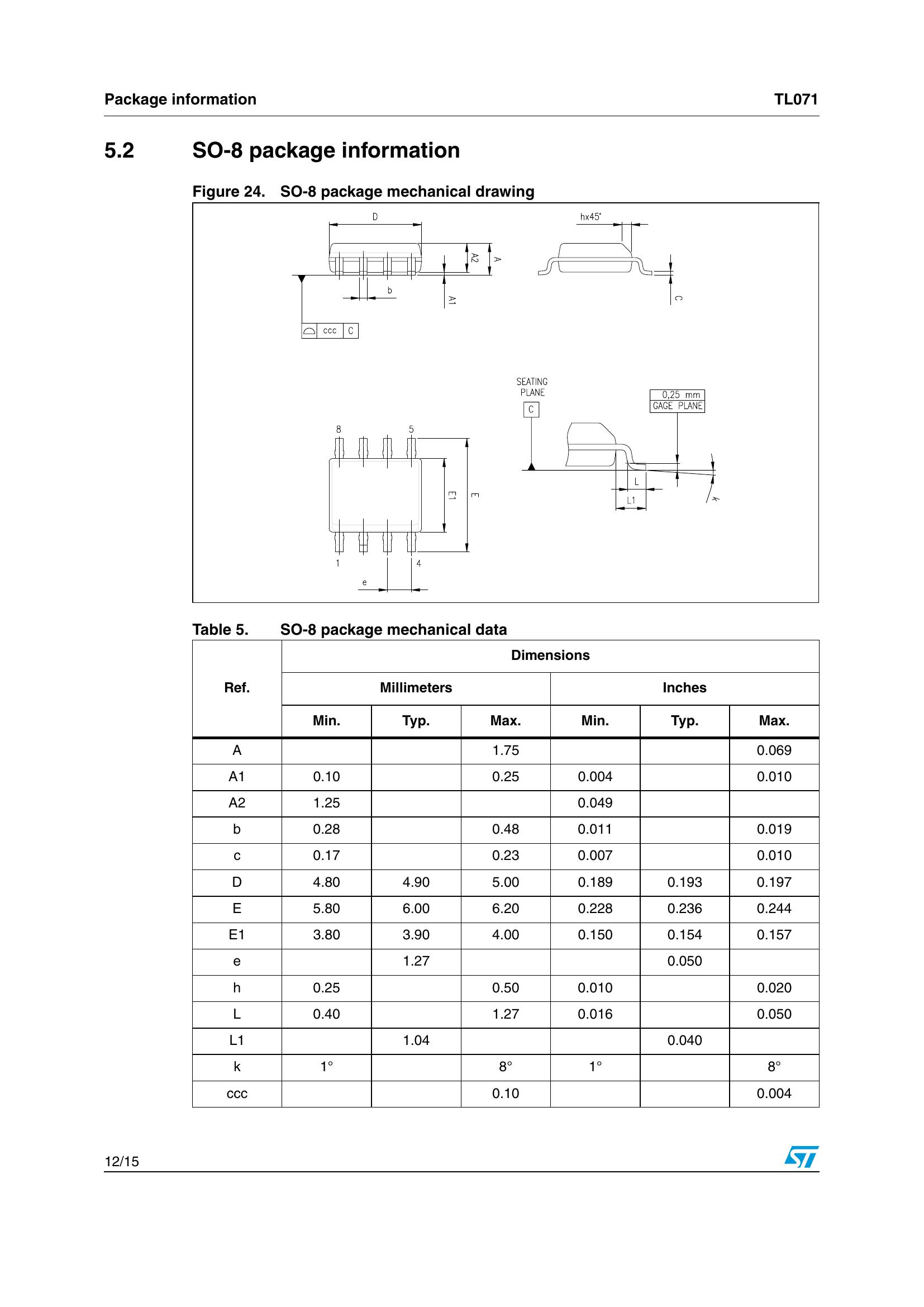 TL071CP Datasheet Pinout TI AiEMA 43 OFF