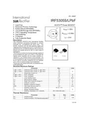 IRF5305 Datasheet PDF MOSFETs AiEMA