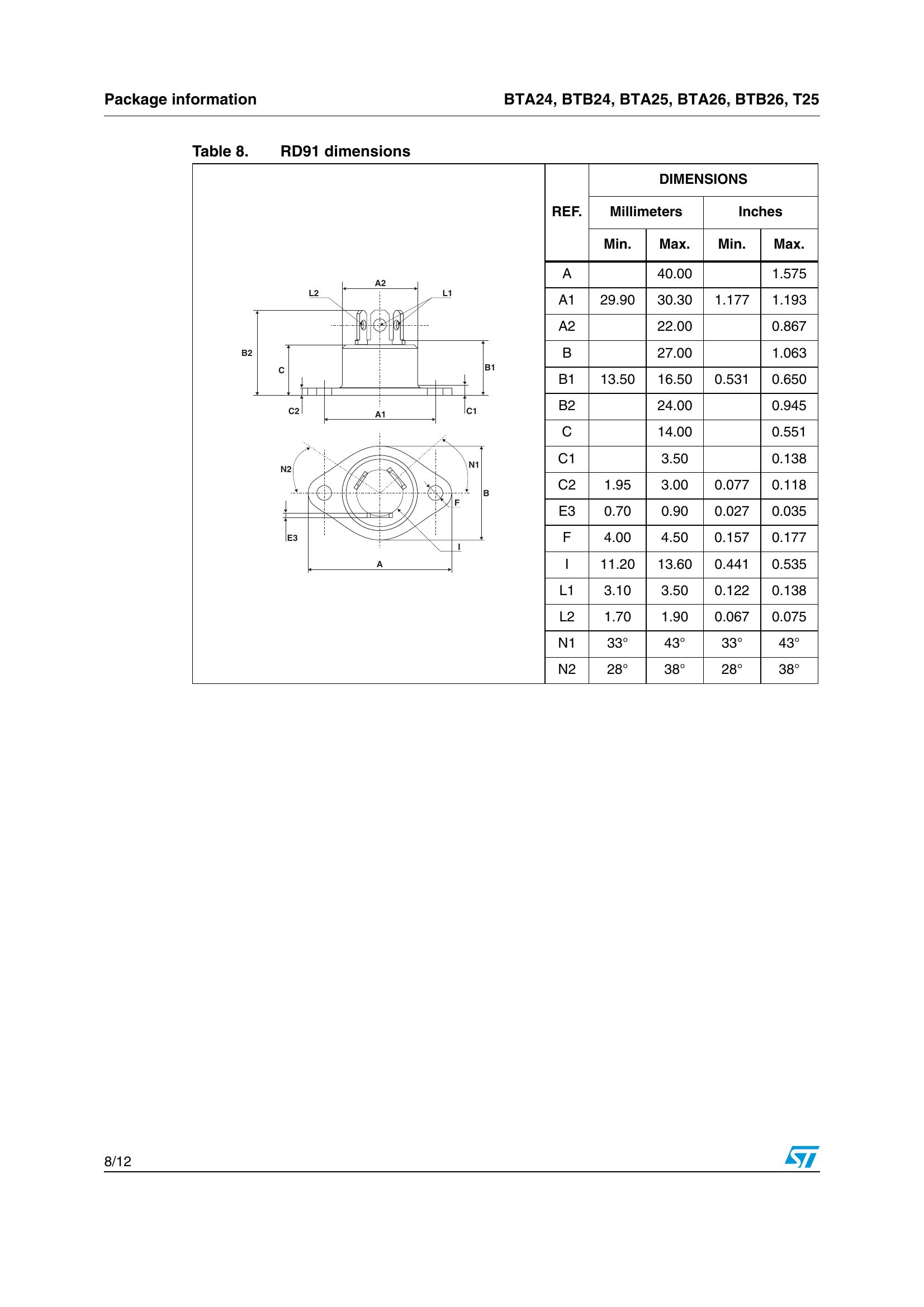 T2535-600G-TR Datasheet Pinout ST Microelectronics AiEMA, 46% OFF