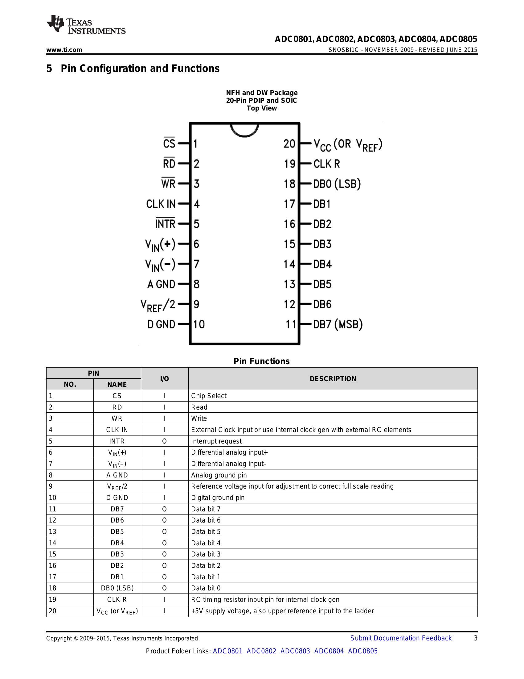 ADC0804 ADC: Datasheet, Schematic, Pinout, 51% OFF