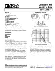 AD8033AKSZ-REEL