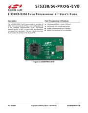 SI5338/56-PROG-EVB