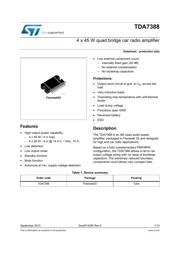 TDA7388 Datasheet & Pinout  ST Microelectronics - AiEMA