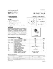 IRF1607PBF