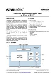 WM8521H9GED/RV